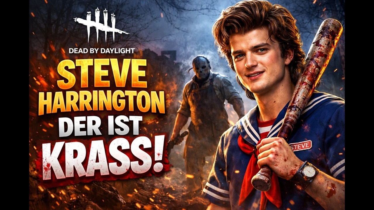 Ich spiele Steve Harrington in Dead by Daylight mit seinen Perks!!! I Dead By Daylight I German
