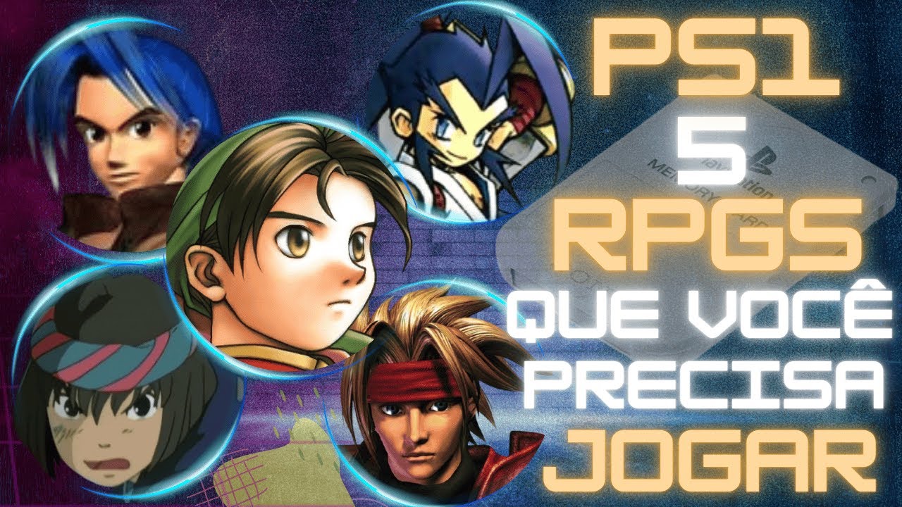 TOP 5 RPGS do PS1 Que você PRECISA JOGAR