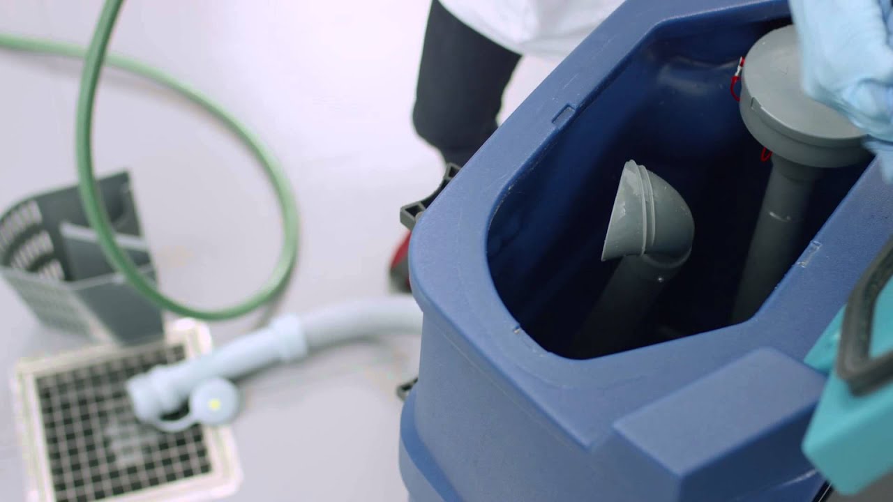 Scheuersaugmaschine I Drivematic Delight I Wartung nach dem Gebrauch