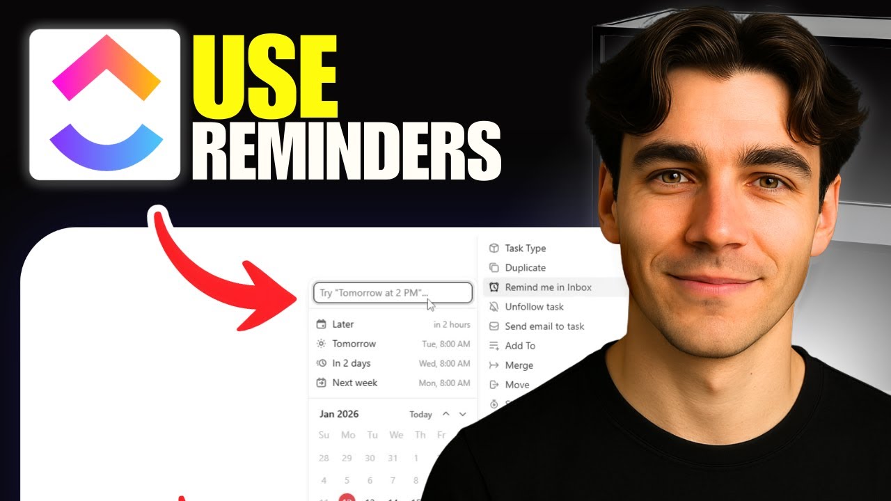 How To Use Reminders In ClickUp (Tutorial 2026)