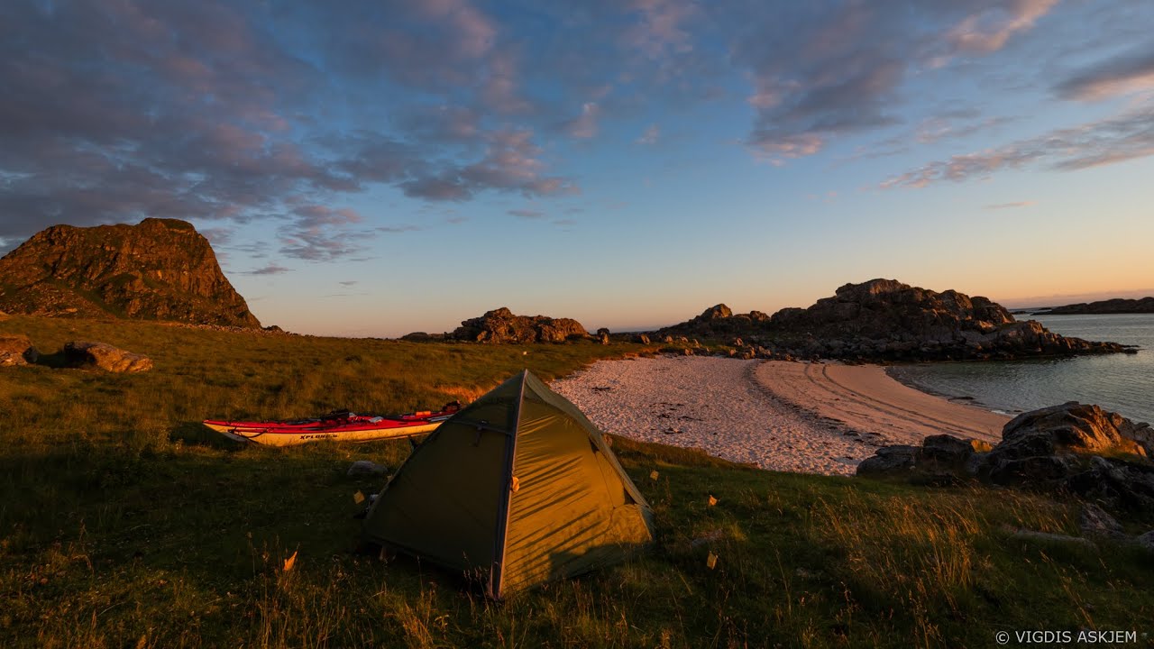 Med kajakk og telt i Nordland, Vesterålen og Steigen  - Adventure by kayak and tent in Norway