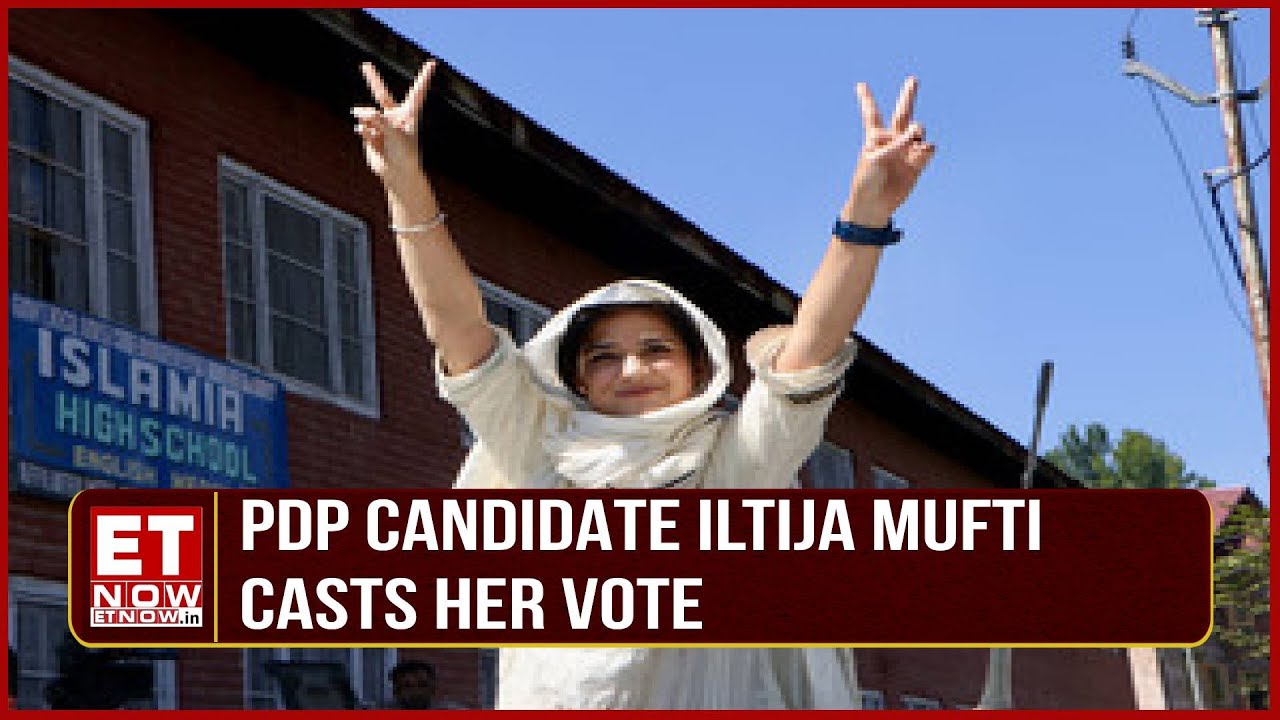 Iltija Mufti Casts Her Vote in Anantnag, Claims PDP Victory in Bijbehara Assembly Constituency | J&K