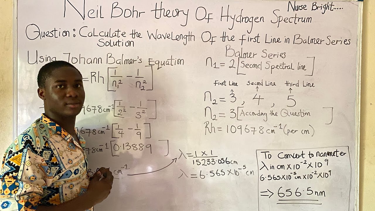 Neil Bohr theory of hydrogen spectrum(Wavelength of spectral lines and De Broglie wavelength)