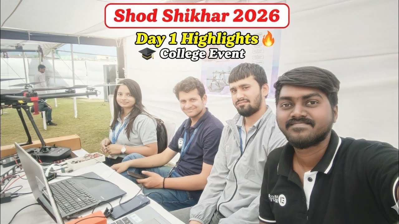 Shodh Shikhar 2026 | Day 1 Highlights 🎓🔥 | College Event #vlog #trending #viral 