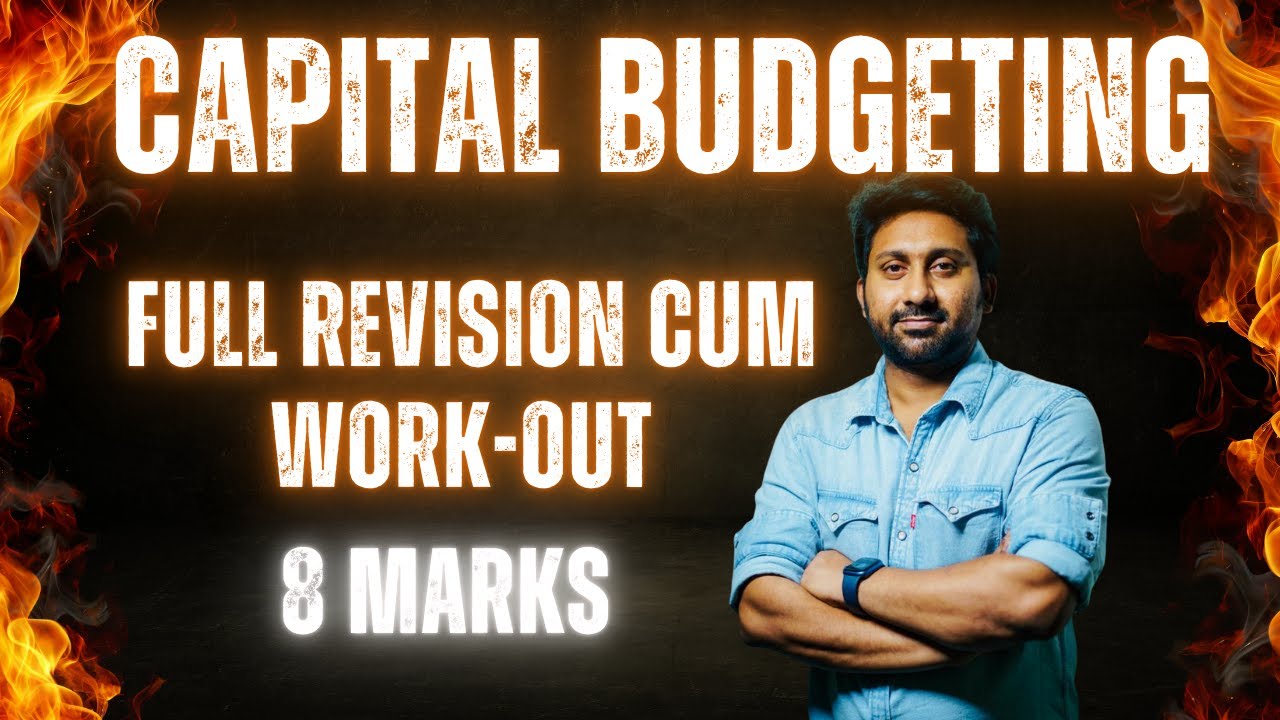 CA INTER CAPITAL BUDGETING POWER PLAY REVISION - 8 MARKS