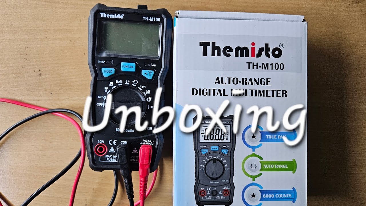 Unboxing multimeter : Thermisto TH-M100 auto range digital multimeter : its features 
