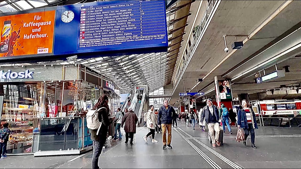 LUZERN SBB CFF FFS CENTRAL TRAIN STATION WALK AROUNDS REVIEW @ LUCERNE SWITZERLAND 🇨🇭 march 2023