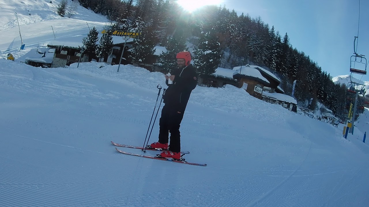 Aosta Valley - Pila - Blue 5 into Red 22.