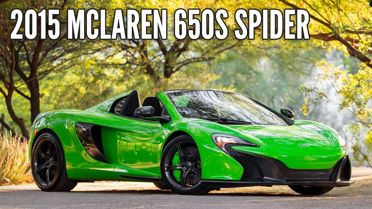 2015 McLaren 650S Spider - Drive and Walk Around - Southwest Vintage Motorcars