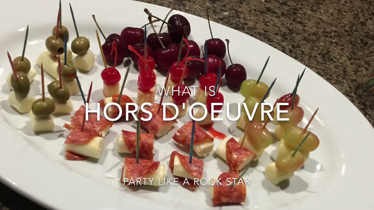 How to make cocktail party hors d'oeuvres