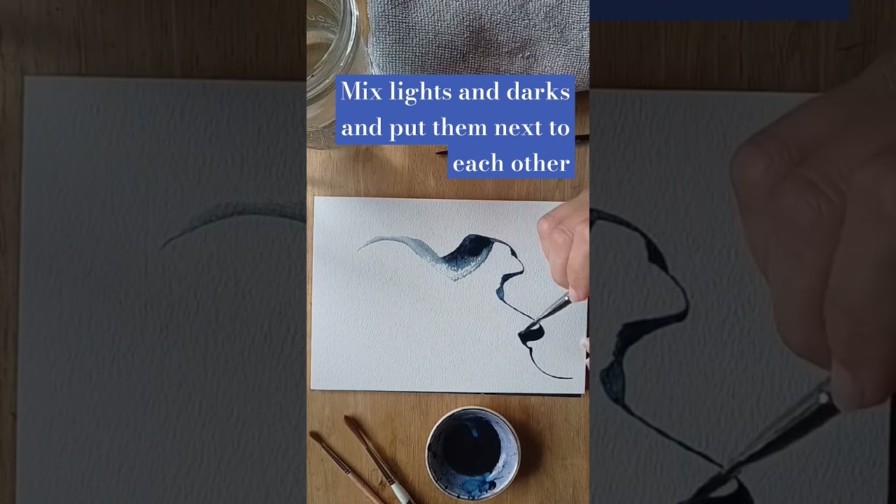Abstract watercolor tutorial, paint with me #art #watercolorpainting #abstractart