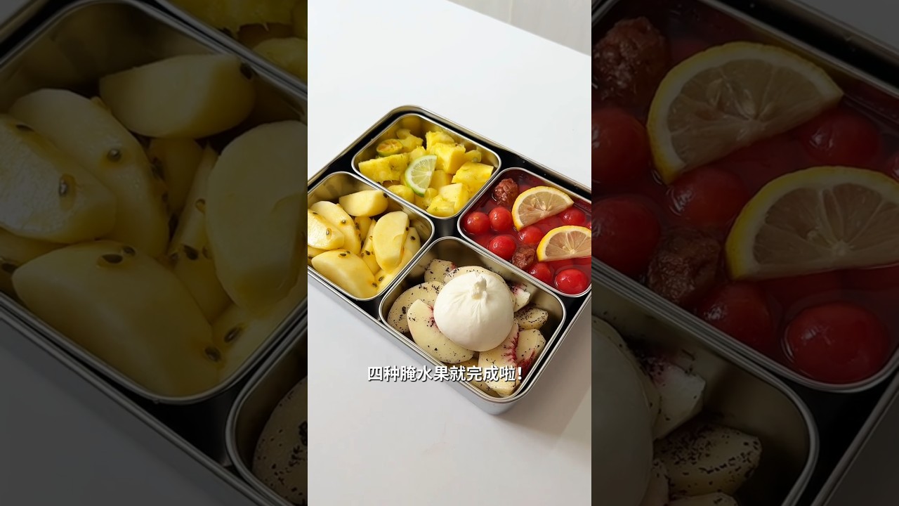 Restock my snack box with me🍏 #asmr #food  #restock