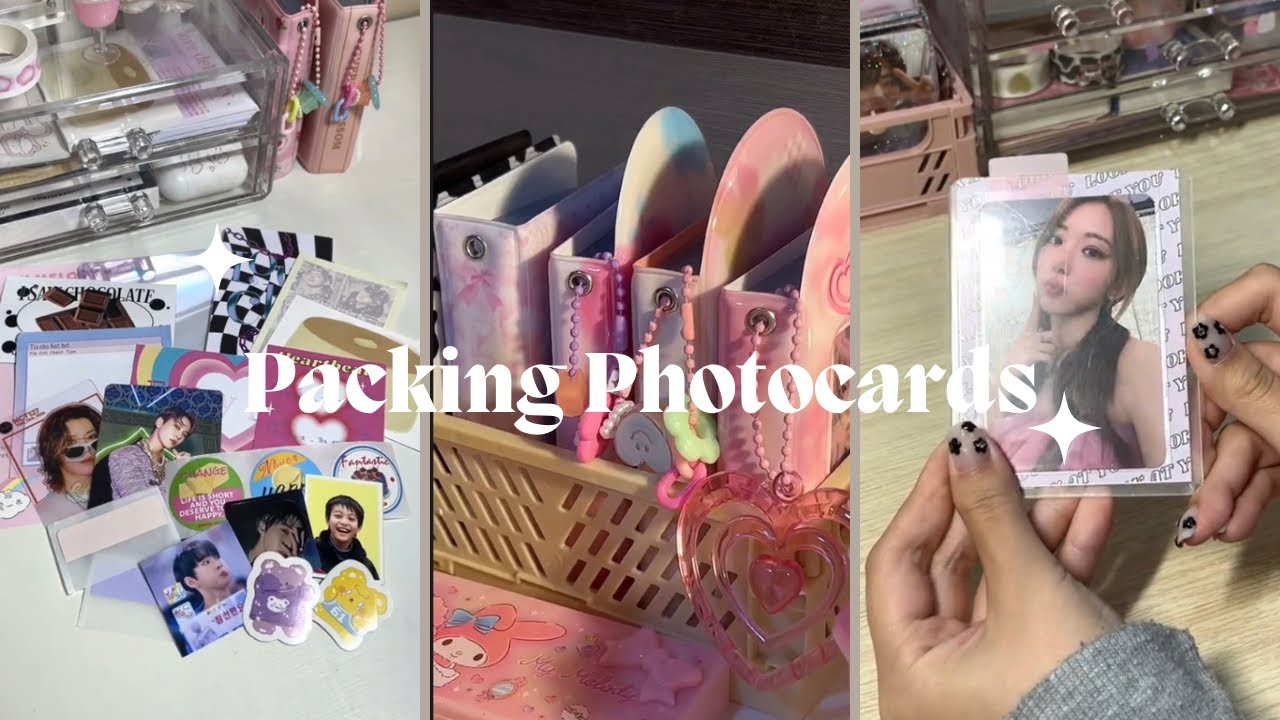 🐚🪸Packing Kpop Photocards #42 [ ASMR ] ✨| tiktok compilation |