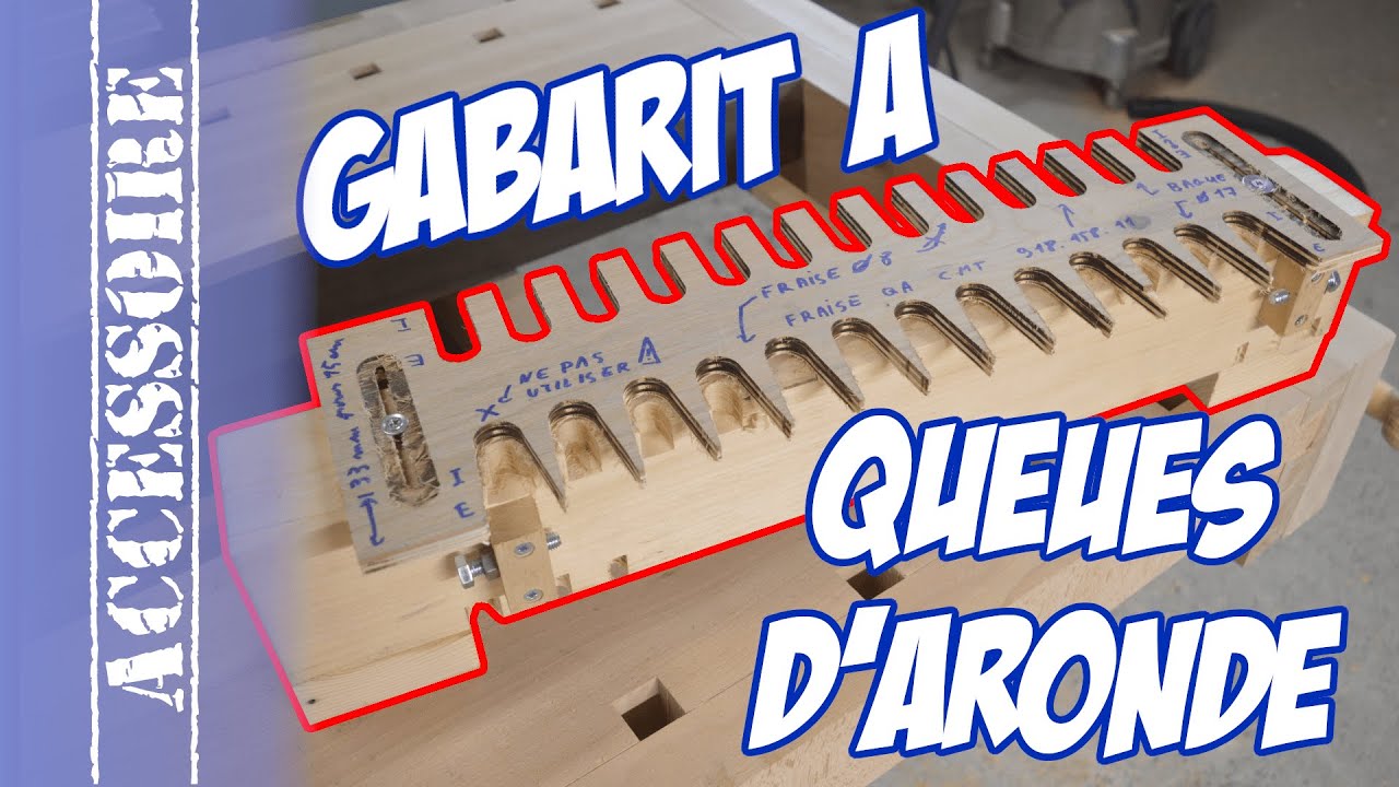 Queues d'aronde à la défonceuse - TOUS LES DÉTAILS pour réussir un gabarit