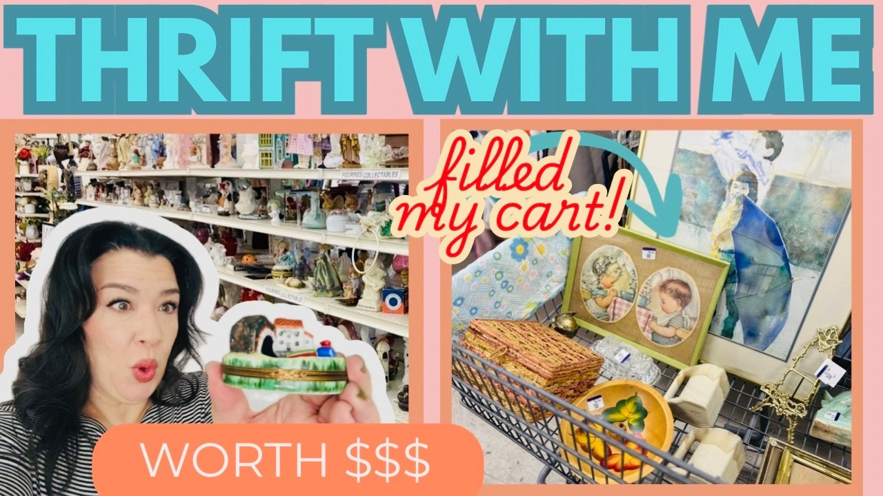 French Limoges and Mid Century Home Decor! | GOODWILL THRIFTING IN NEBRASKA | Thrifting Vlog