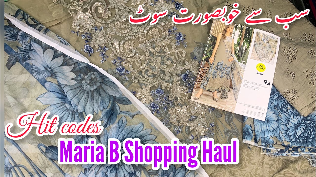 Maria B Most Demanding Mprints Dresses & My Shopping Haul Video|| Book Your Orders #mariab