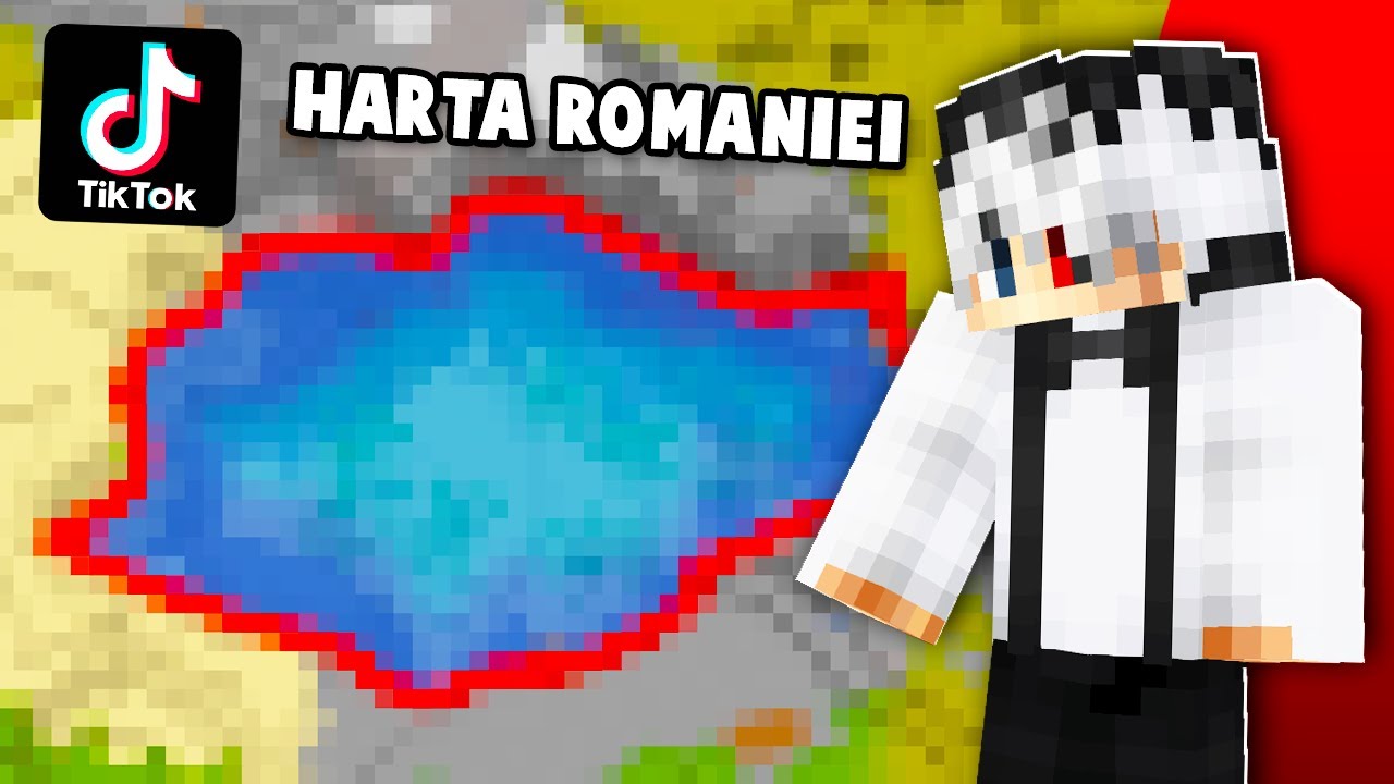 Testez TIKTOK-uri IMPOSIBILE cu MINECRAFT! *HARTA ROMANIEI*