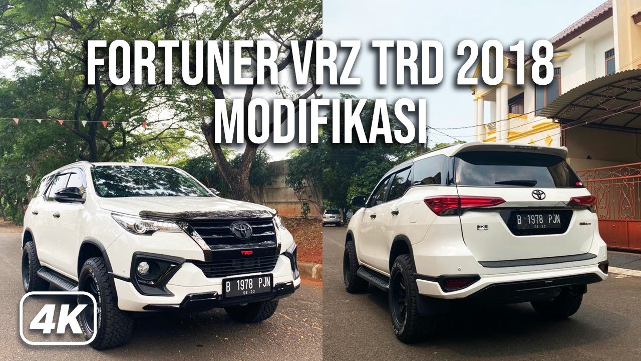 MODIFIKASI FORTUNER VRZ TRD 2018 WHITETRUFFLE2GD