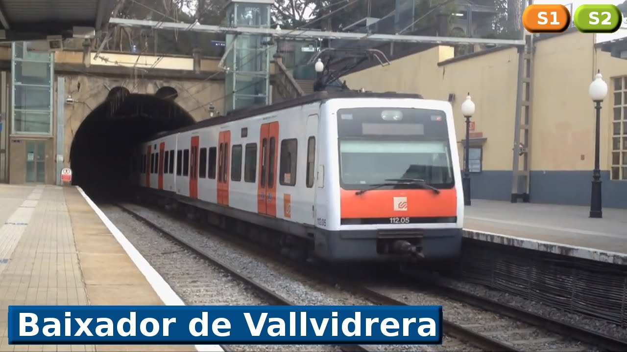 ФСК Барселона : Baixador de Vallvidrera S1 - S2 ( UT 112 - 113 ) [2016]