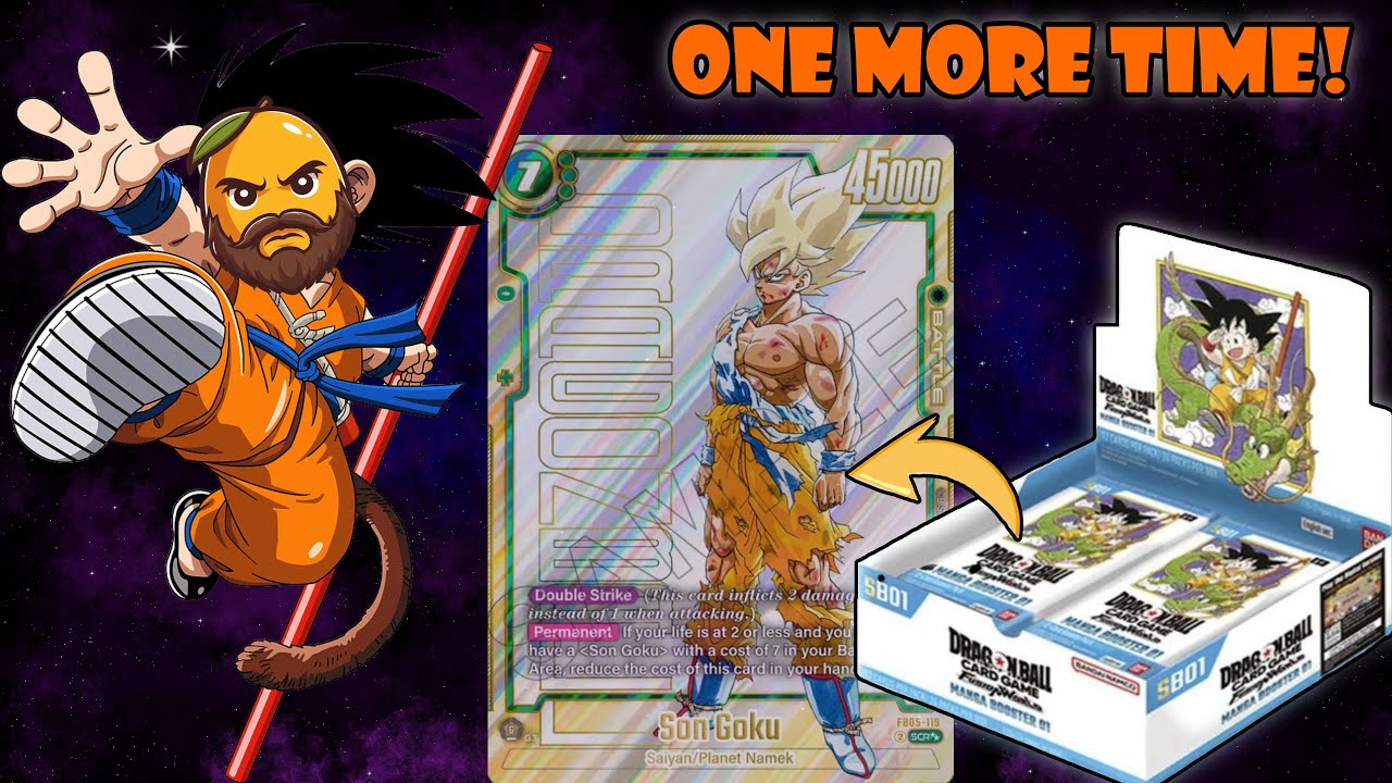 До SB02 был SB01! Manga Booster 01 Dragon Ball Super Card Game Fusion World!