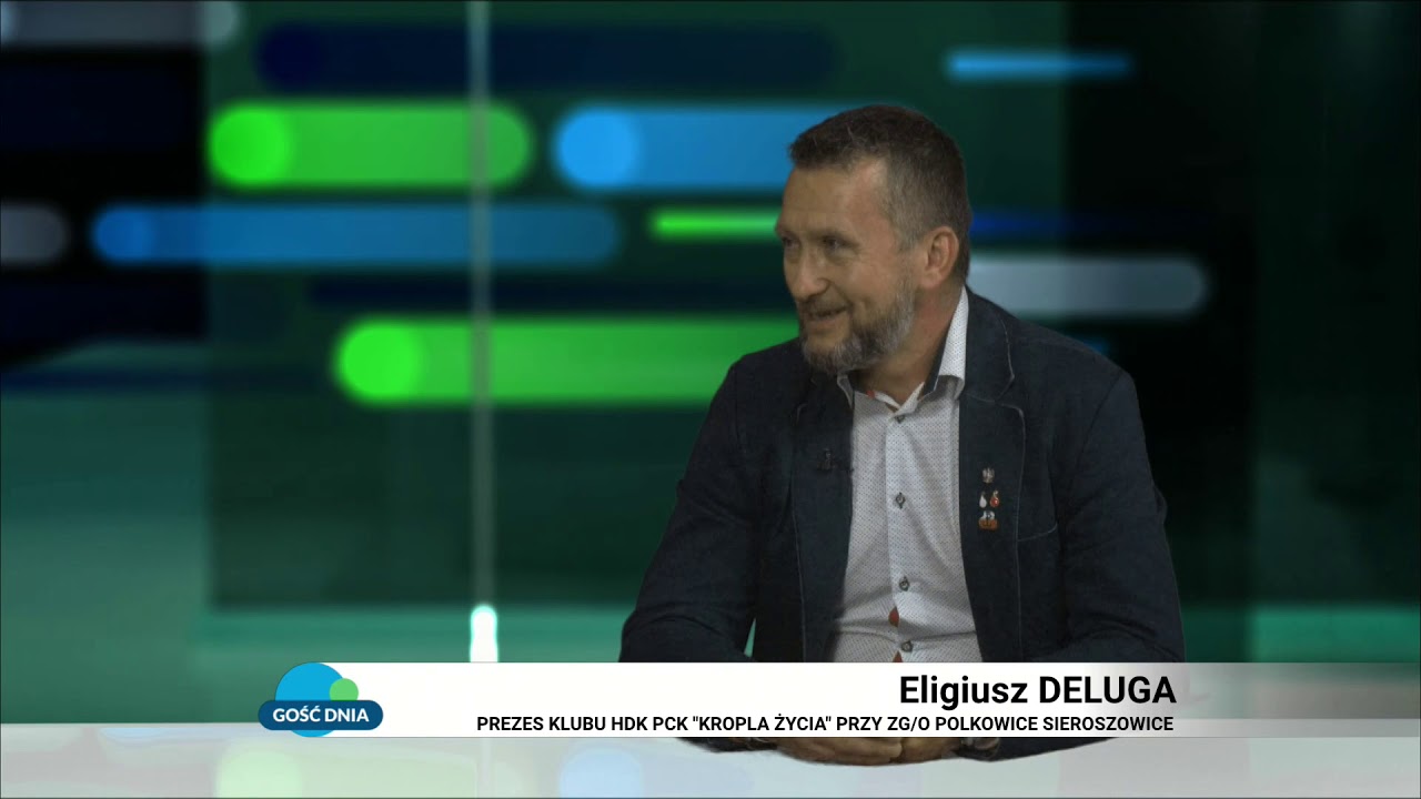 Gość Dnia - Eligiusz Deluga (prezes Klubu HDK PCK 