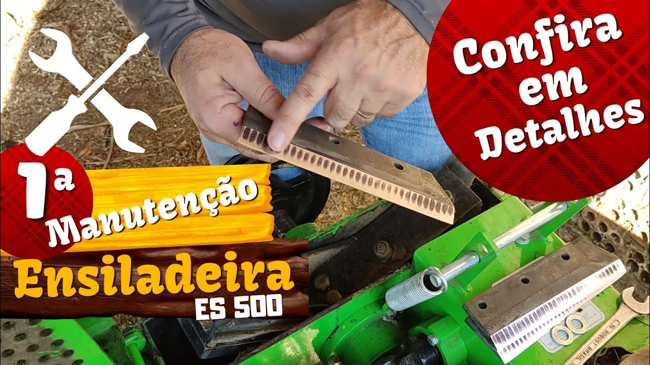 Como afiar as facas da Ensiladeira - Veja como fazer - Vd 50
