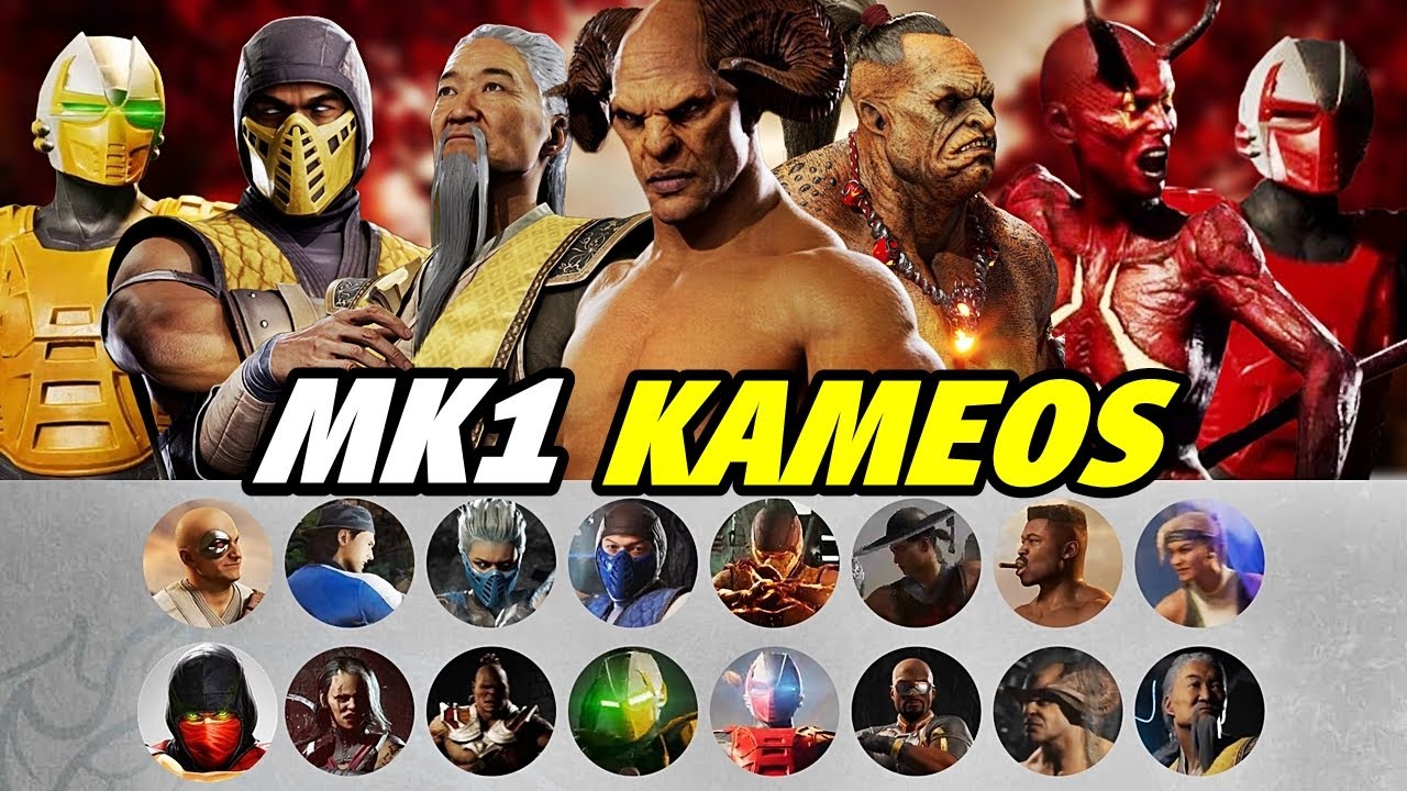 OFICIAL! LISTA COM TODOS 16 PERSONAGENS KAMEOS CONFIRMADOS PARA MORTAL KOMBAT 1 2023