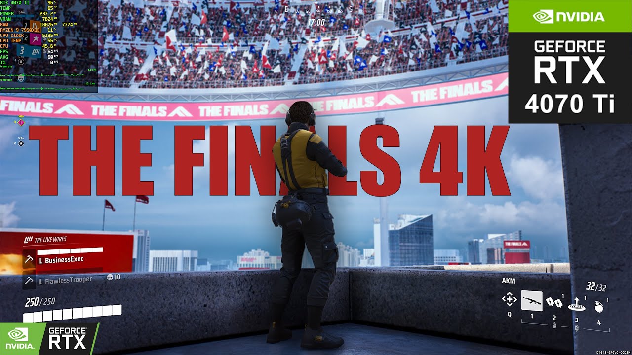 THE FINALS 4K Benchmark | RTX 4070 Ti 12GB | Ryzen 9 7950X3D | Ultra Settings FPS Test