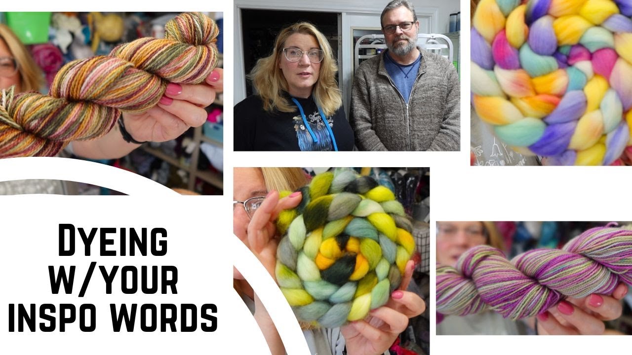 Dyeing With YOUR Inspiration words -Sock Yarn/Romney/Silk/Rambouillet
