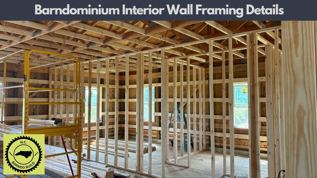 Interior Framing + How To Straighten Warped/Bowed Studs