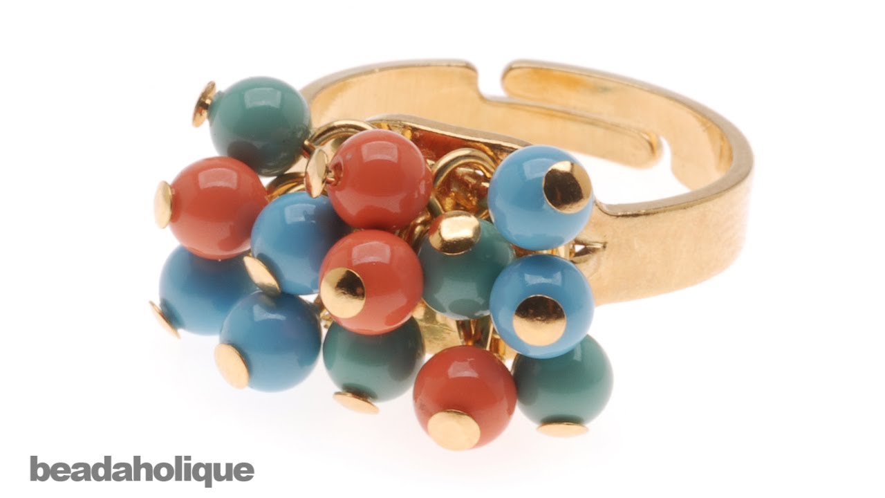 How to Make a Bobble Ring with a Loop Ring Base