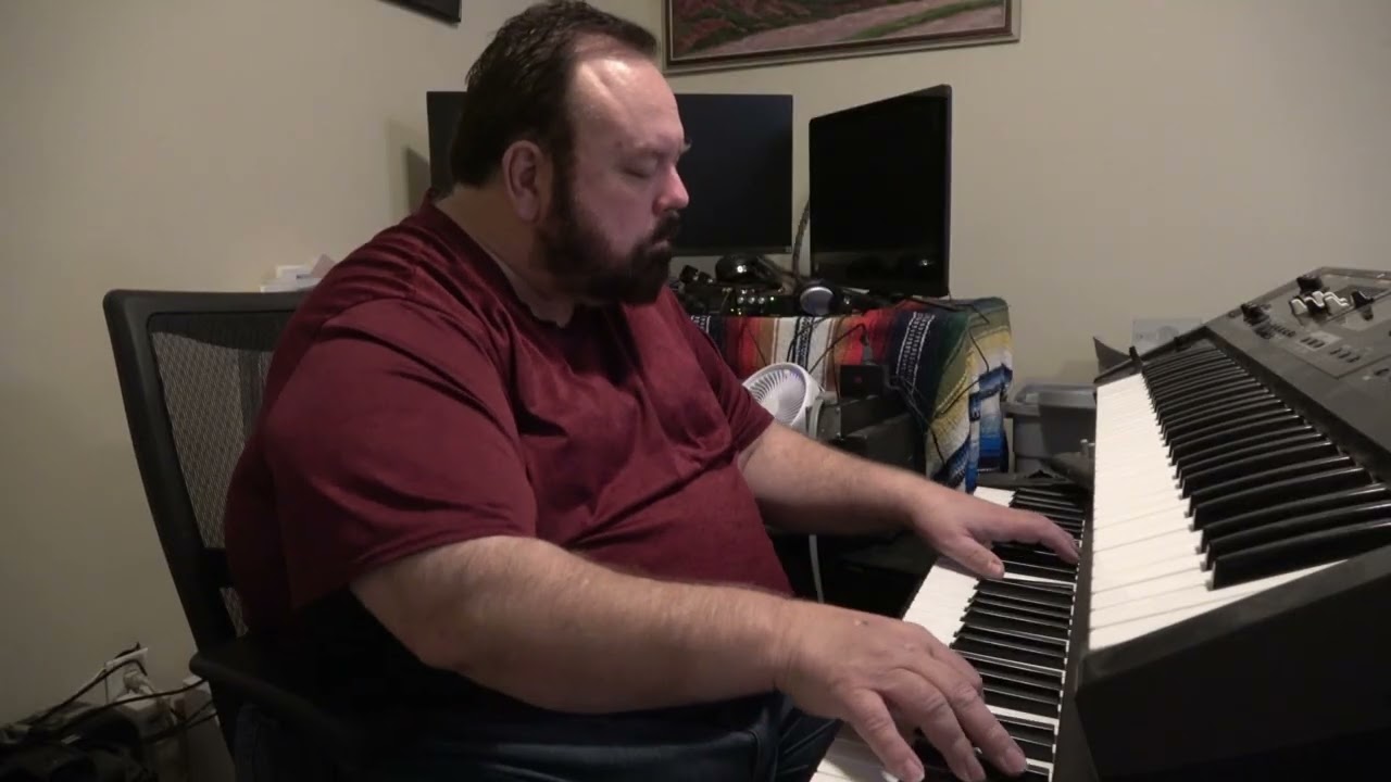 Pastoral RedShirtJam#1 live improv by Robert Bruce Scott free to use for YouTube background music