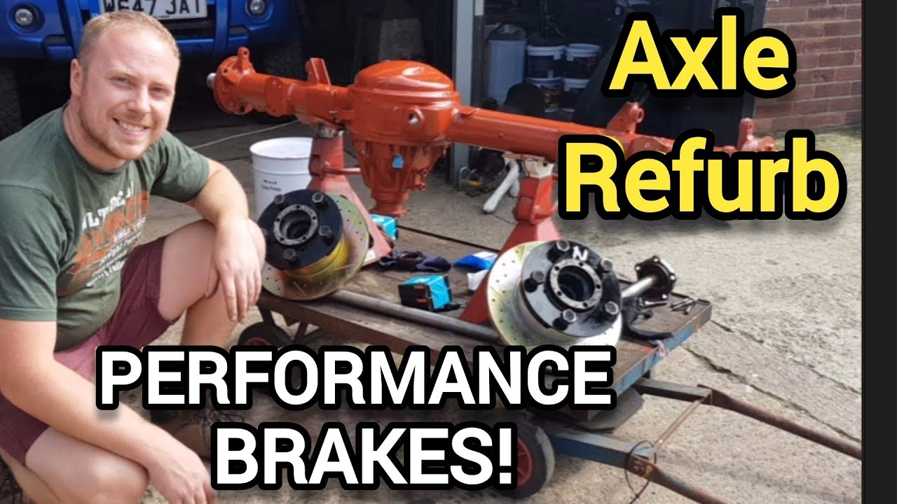Defender Axle Refurb How To Strip Down, Replace Gaskets, Wheel Bearings, Paint & Rebuild. Land Rover