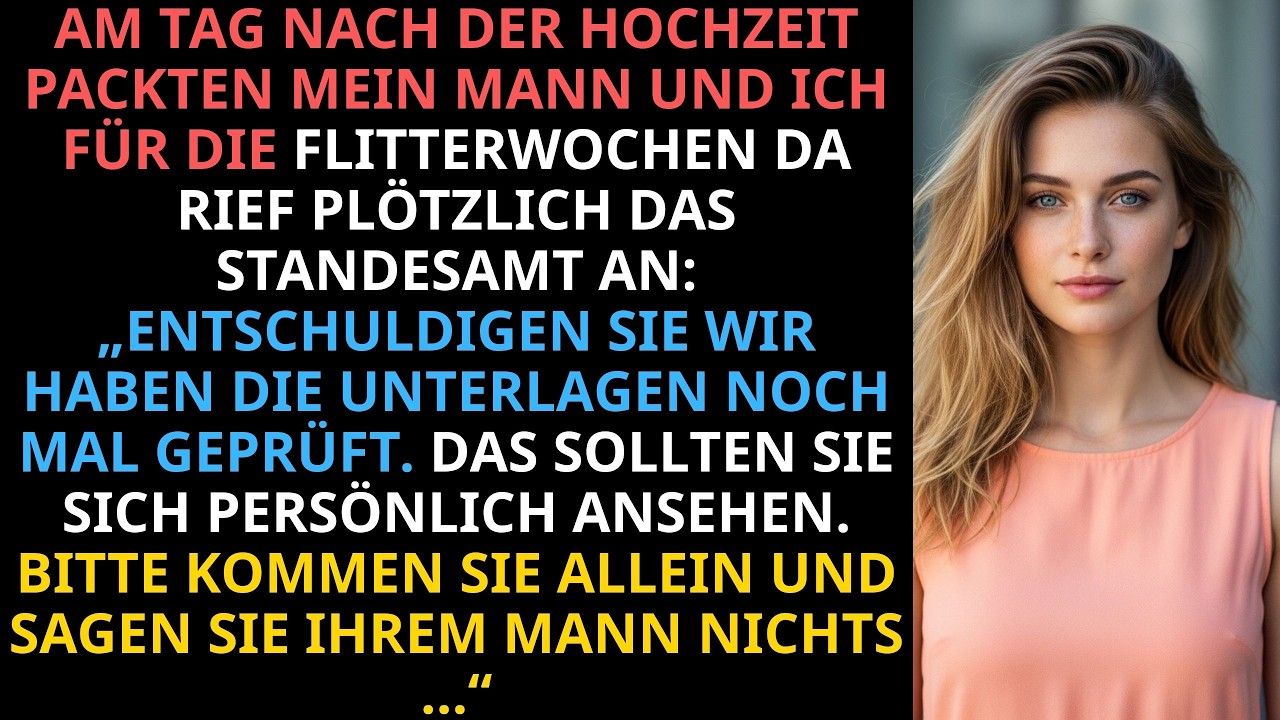 Aufgeregt packte ich meinen Koffer für die Flitterwochen, da kam der Anruf und …