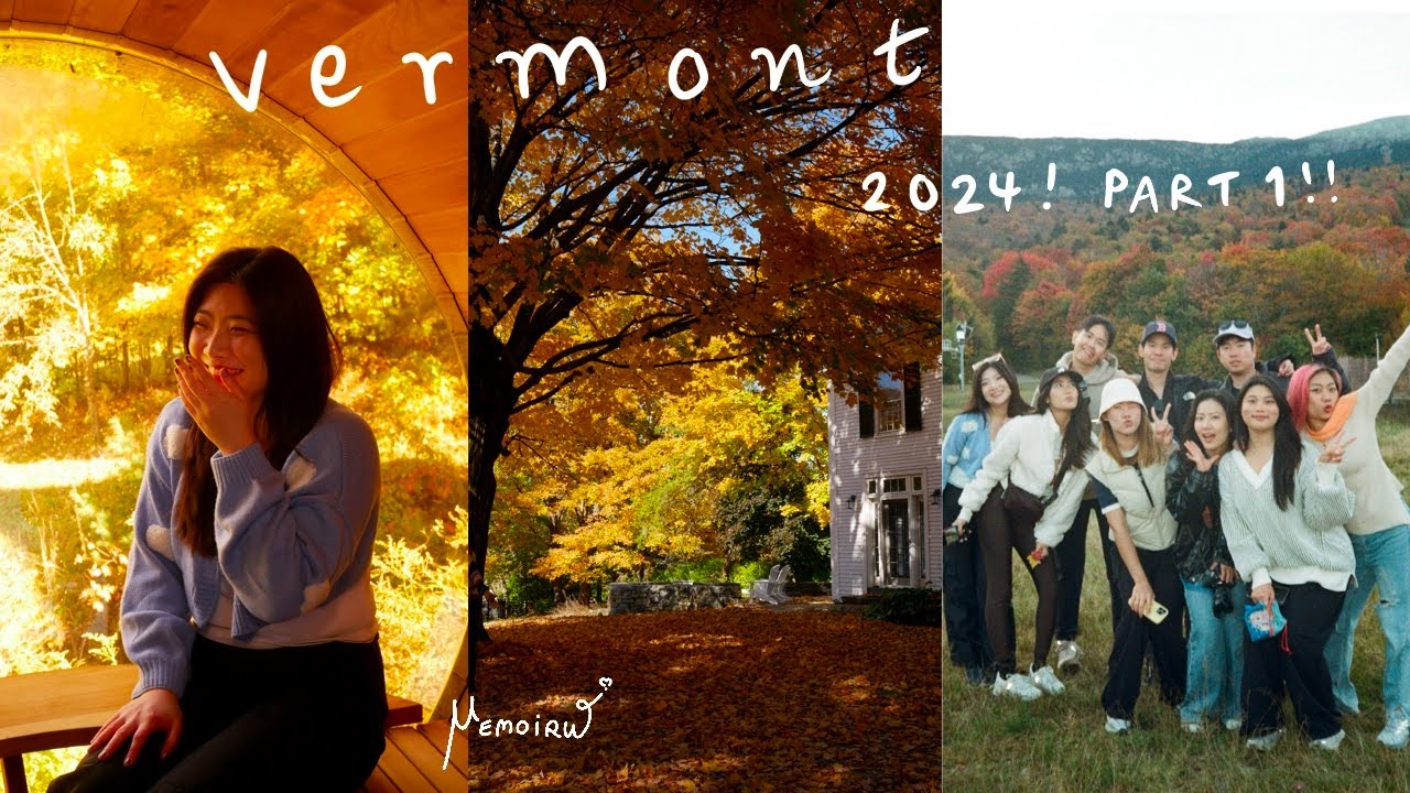 Fall Foliage, Vermont 2024 Part 1/2 | MemoirW [멤와더블유]