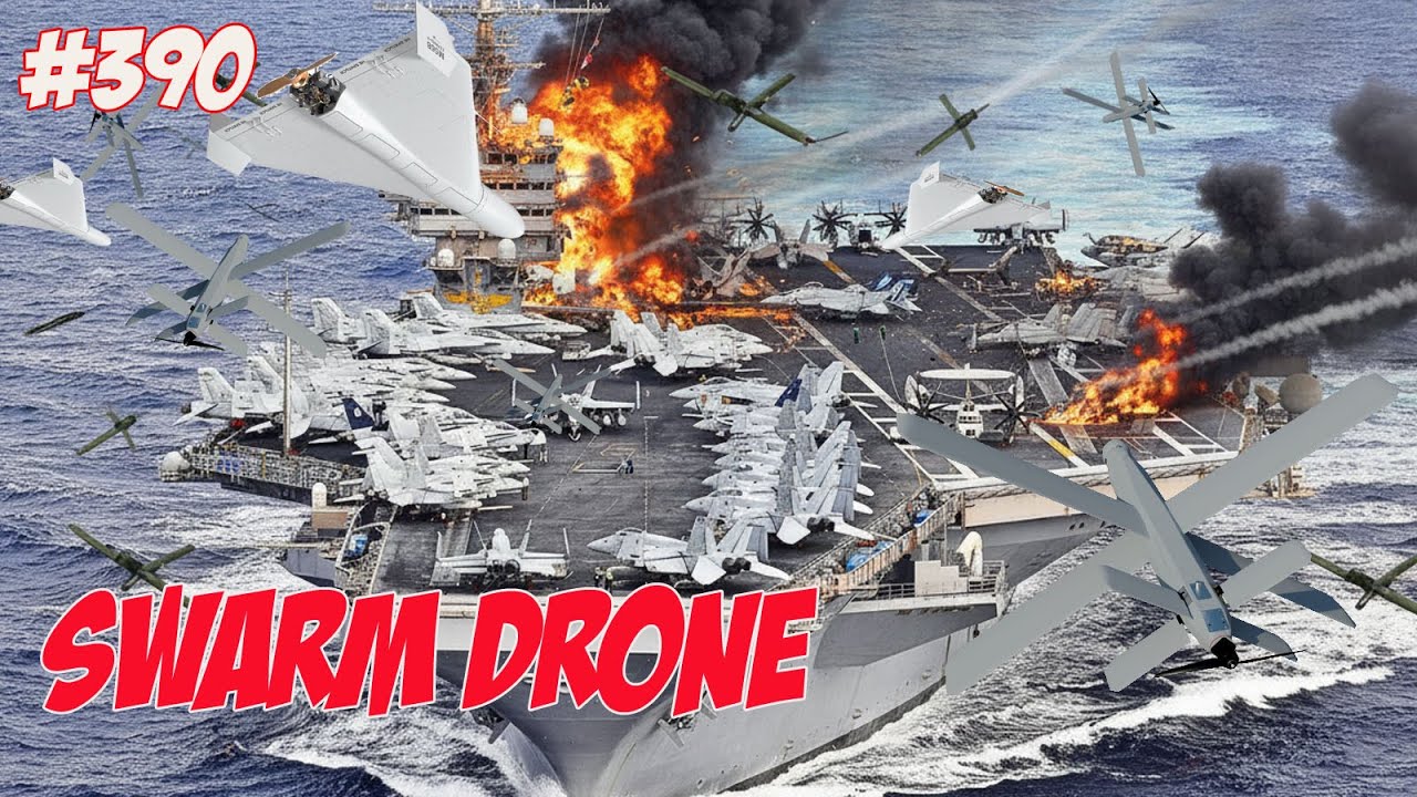 Swarm Drone, Drone Keroyokan Yang Mungkin Bisa Melumpuhkan Kapal Induk