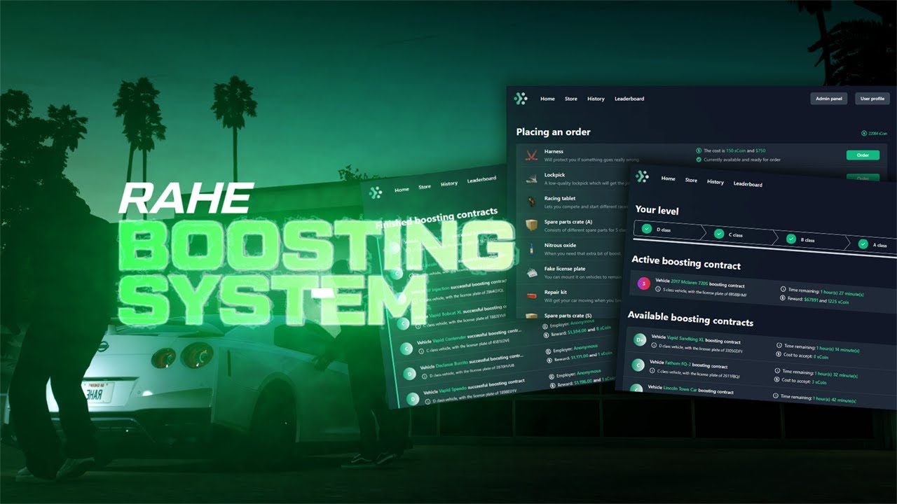 FiveM | RAHE Boosting System
