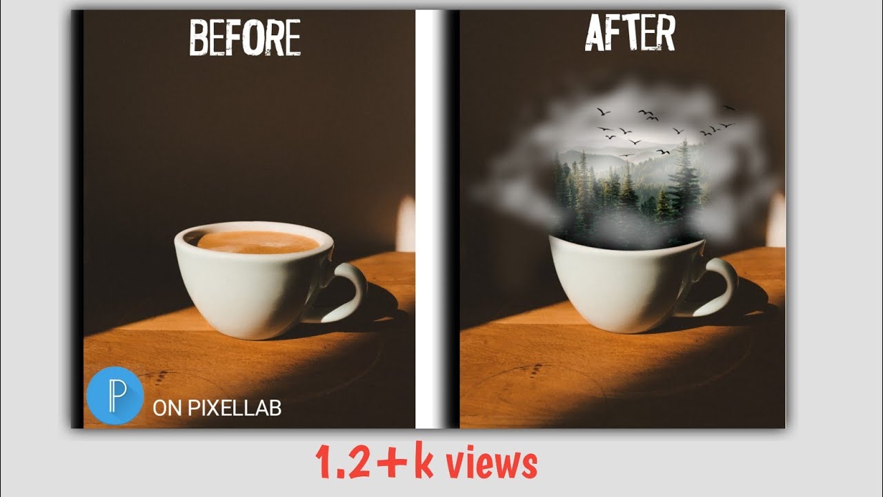amazing photoshop on pixellab 😎🔥🔥