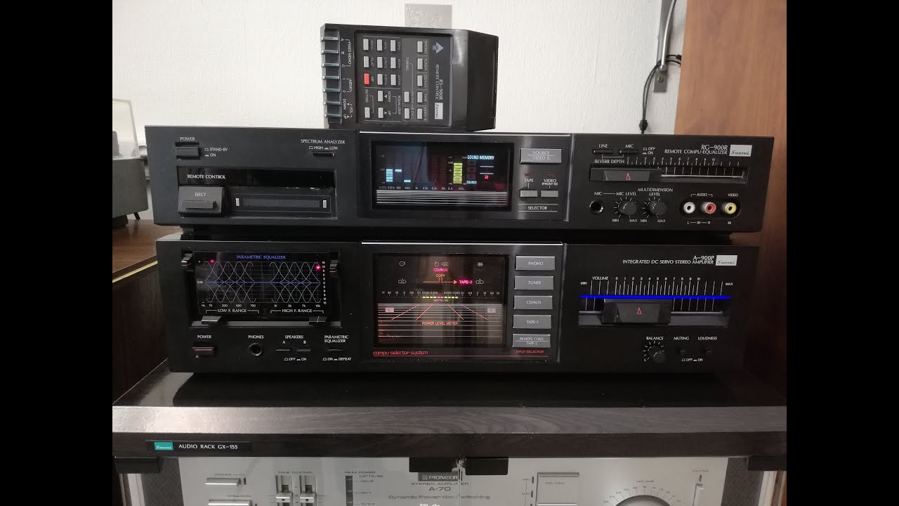 Sansui A-900P & Sansui RG-900R Demo.