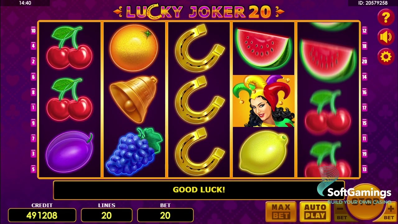 Amatic - Lucky Joker 20 - Gameplay Demo