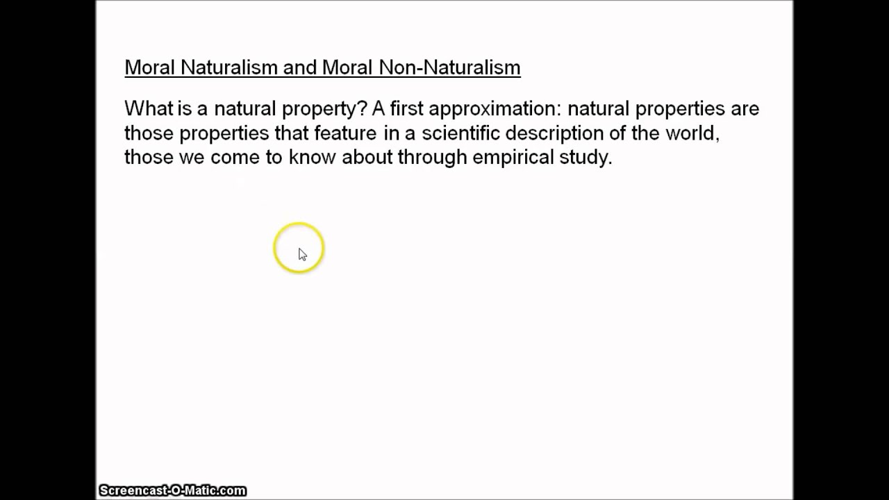 Metaethics 1 - Introduction