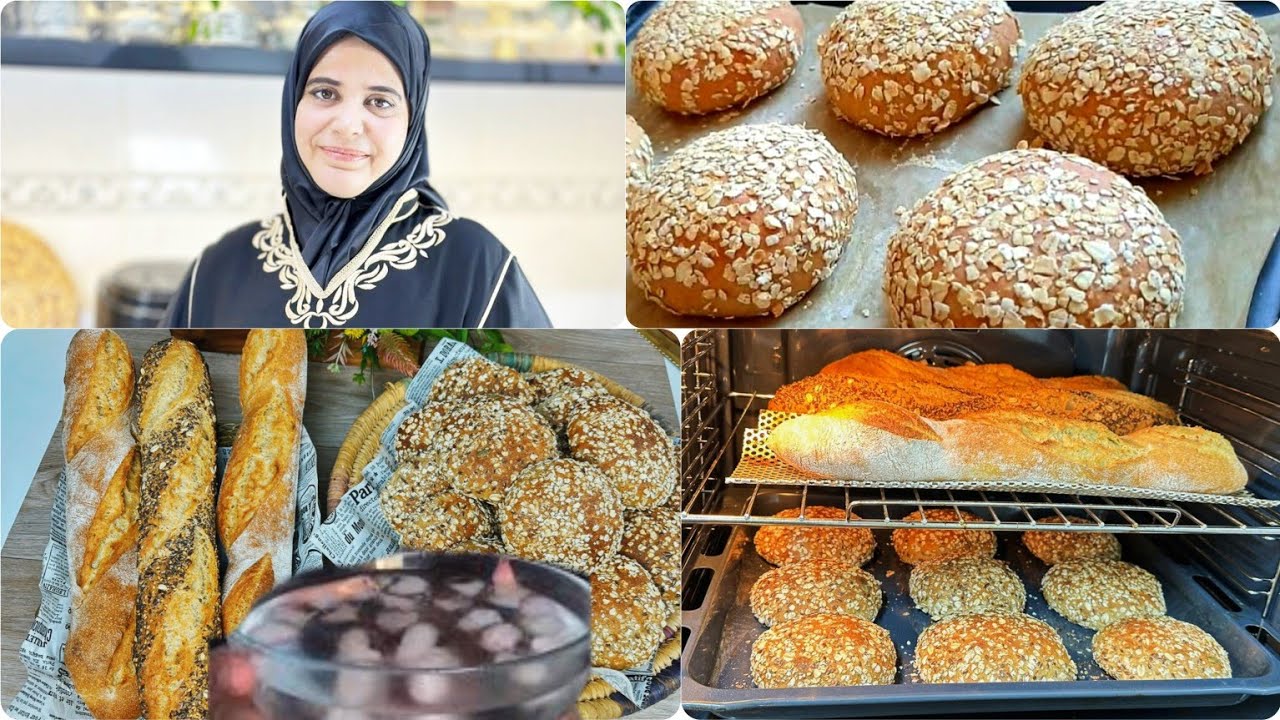 خبز الماء المثلج ⁉️بدقيق القمح الكامل من اليوم نساي مشاكل الخبز وقولي وداعا للمخابز