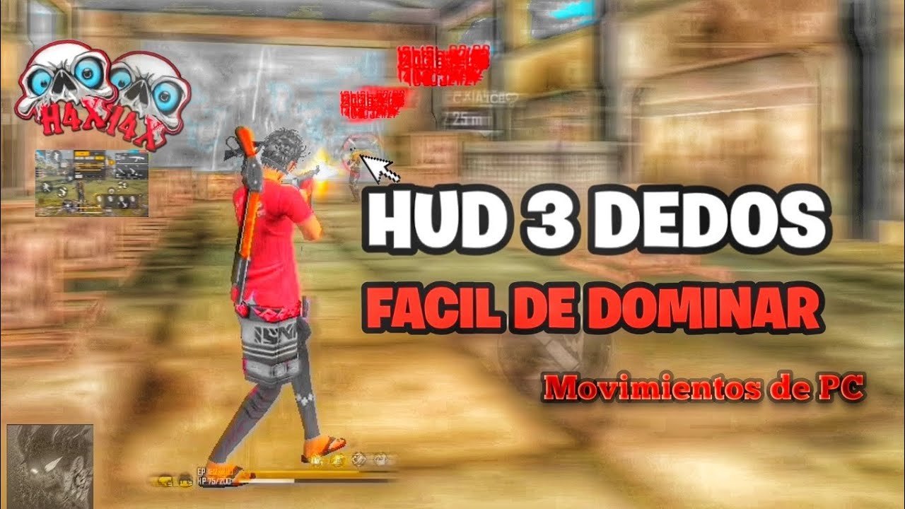 ЛУЧШИЙ БРАЗИЛЬСКИЙ КАСТОМНЫЙ HUD С 3 ПАЛЬЦАМИ 🥶 Уровень ПК | Garena Free Fire