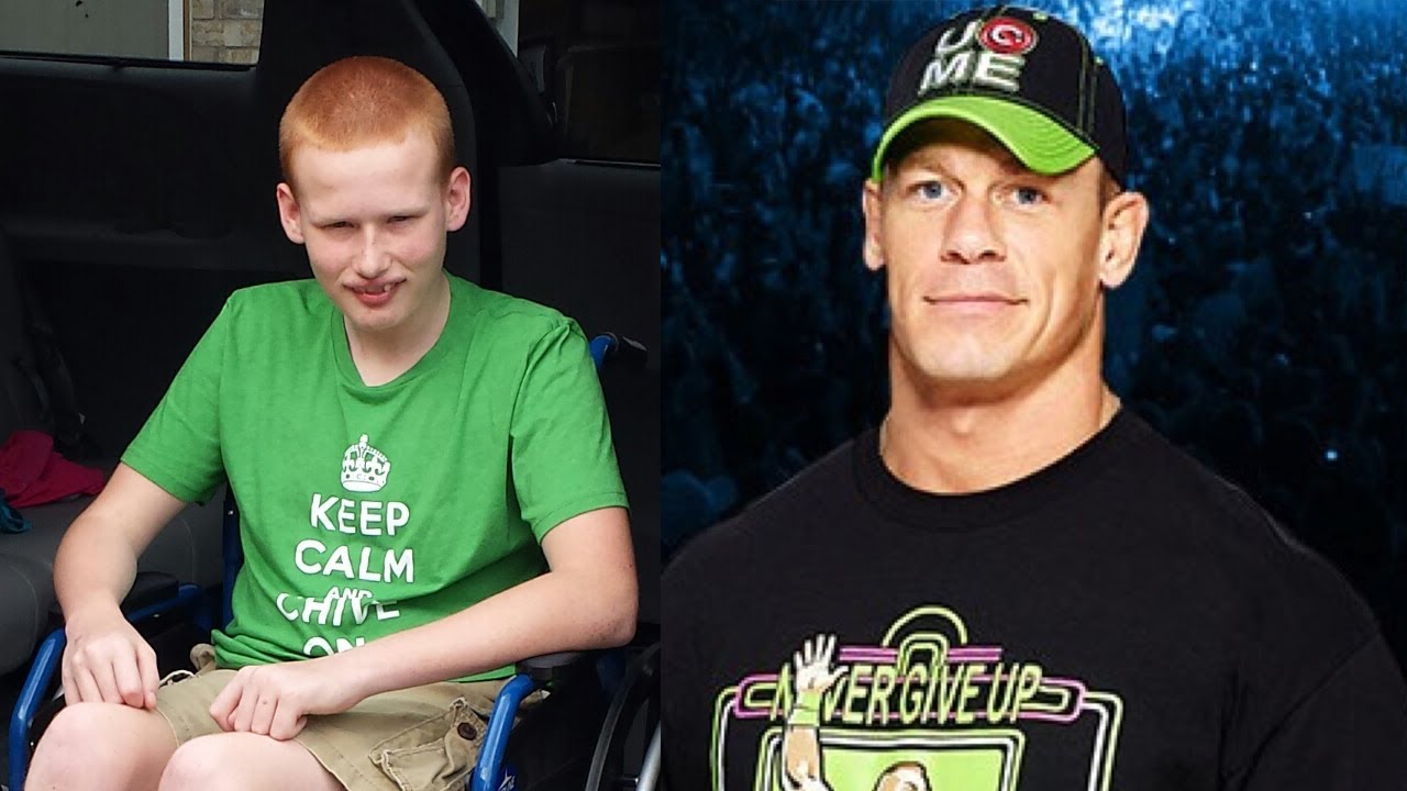 John Cena makes a video for a young boy with an undiagnosed disorder