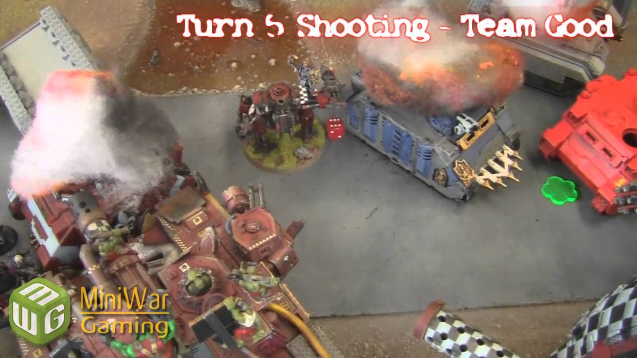 80,000 Point Apocalypse Battle Report - Turn 5 Team Good