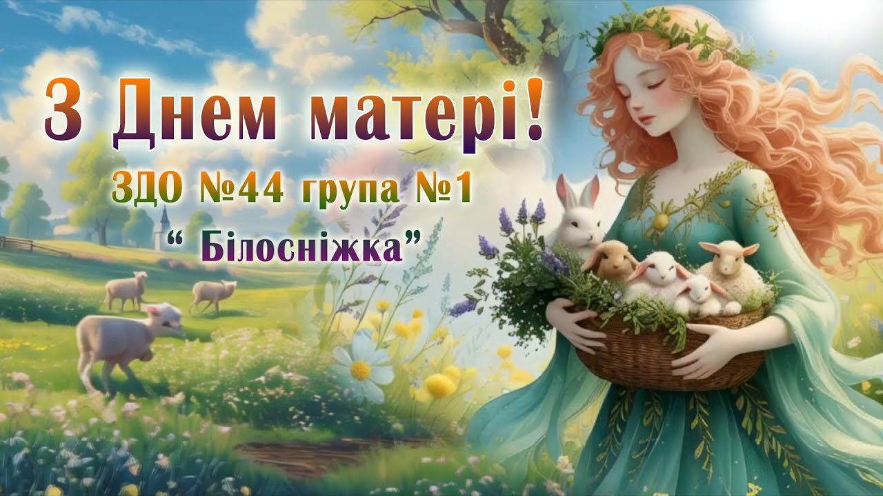 З Днем матері! ЗДО №44 група №1 