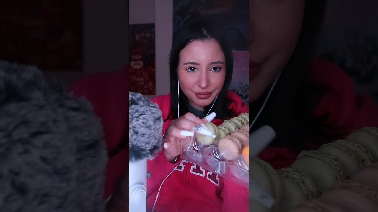 &Tau;&rho;ώ&omega; macarons #asmr #&phi;&alpha;&gamma;&eta;&tau;ό #explore