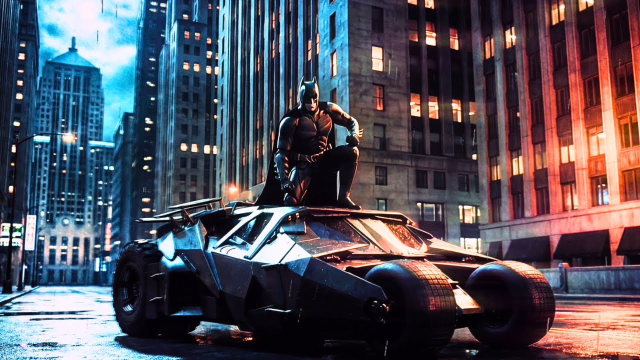 5H Batman: The Dark Knight Ambience. (Gotham City Rain & Drone) - Deep Focus