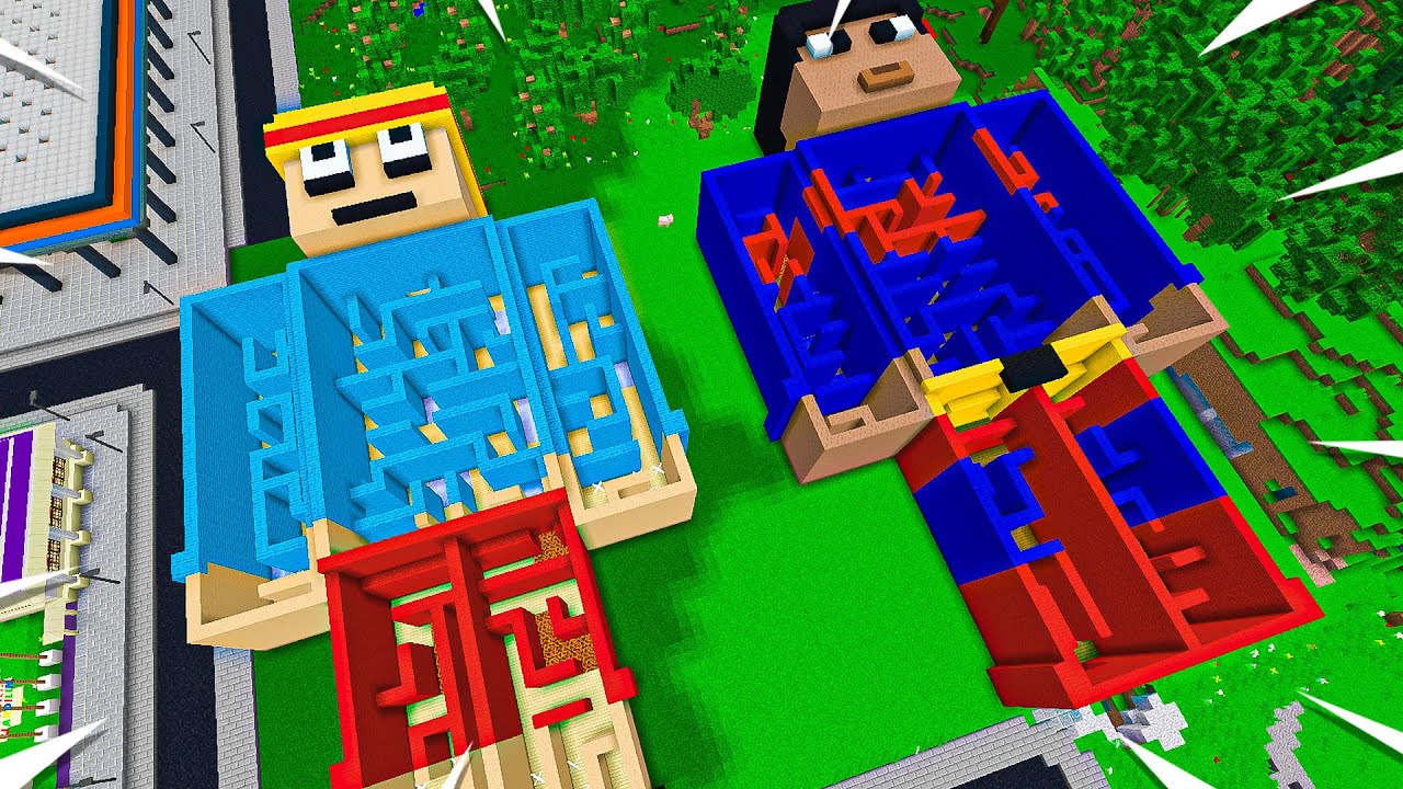 😂 LABERINTO DE ELYAS VS LABERINTO DE PANCRI EN MINECRAFT 😱