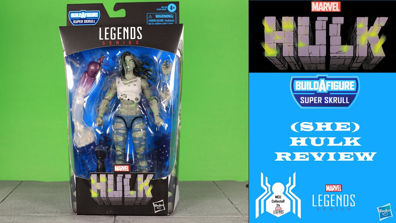 Marvel Legends SHE HULK Fantastic Four Super Skrull BAF Review
